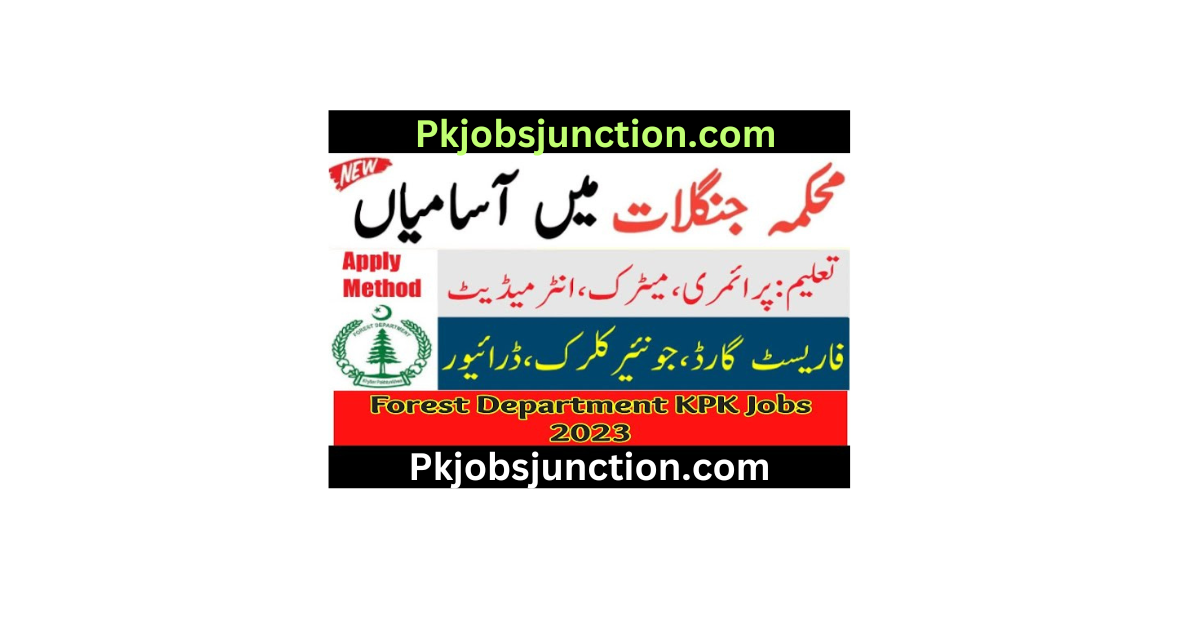 Forest department kpk jobs 2023 apply online via ETEA Pakistan