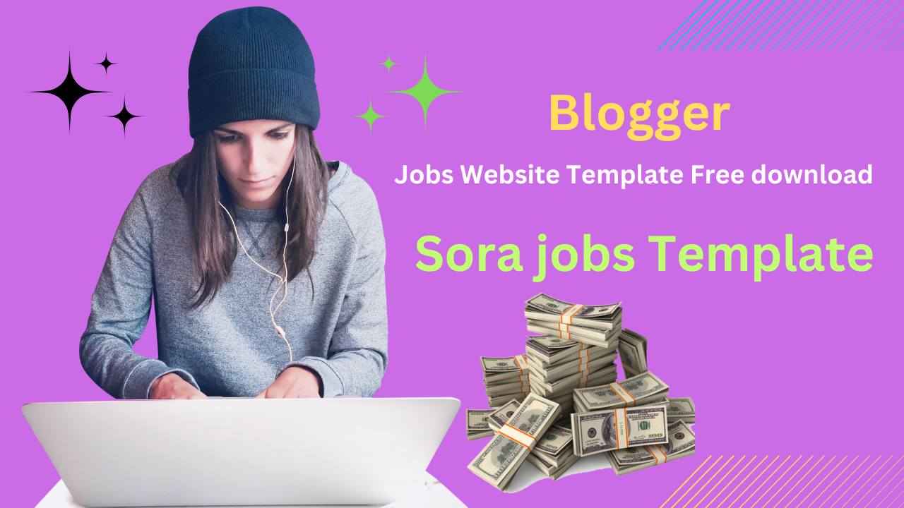 Blogger Template 2023 - Jobs Website Theme Free