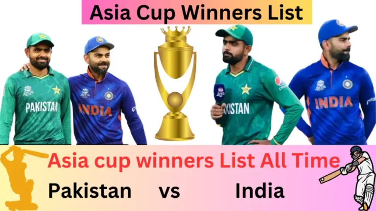 Asia cup winners List All Time | Asia Cup Winners List