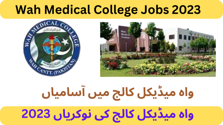 Wah Medical College Jobs 2023