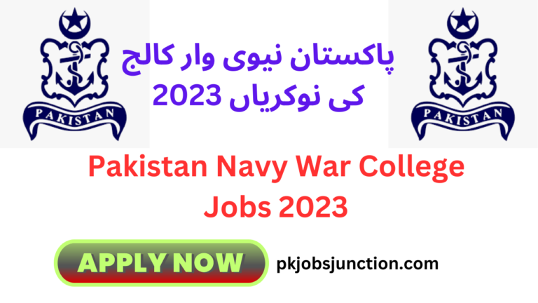 Pakistan Navy War College Jobs 2023