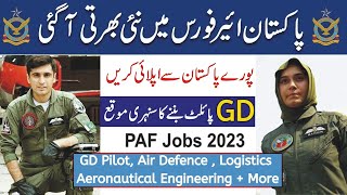 Pakistan Air Force As Commissioned Officer 2023