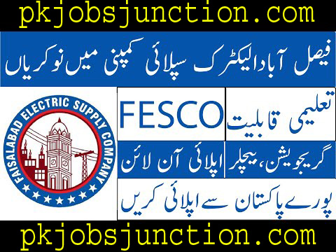 Faisalabad Electric Supply Company FESCO Jobs 2023