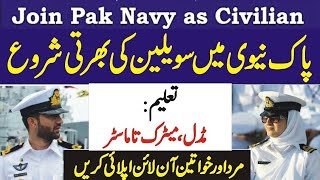 Pakistan Navy Civilian Jobs 2024