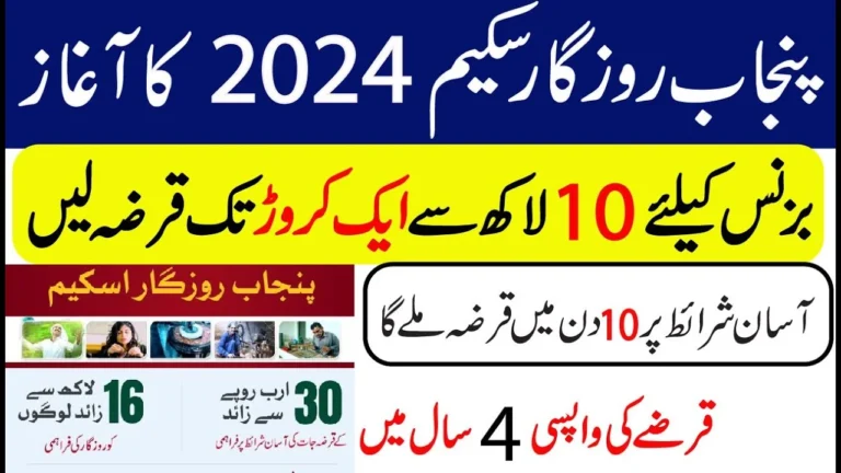 Punjab Rozgar Scheme 2024