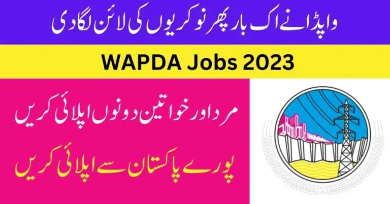 New job Opportunities in WAPDA 2024