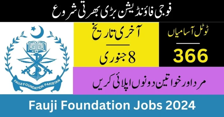 Fauji Foundation Education System Jobs 2024