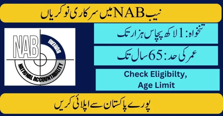 National Accountability Bureau NAB Multan Jobs 2024