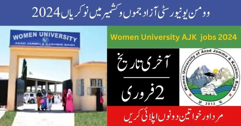 Women University AJK jobs 2024