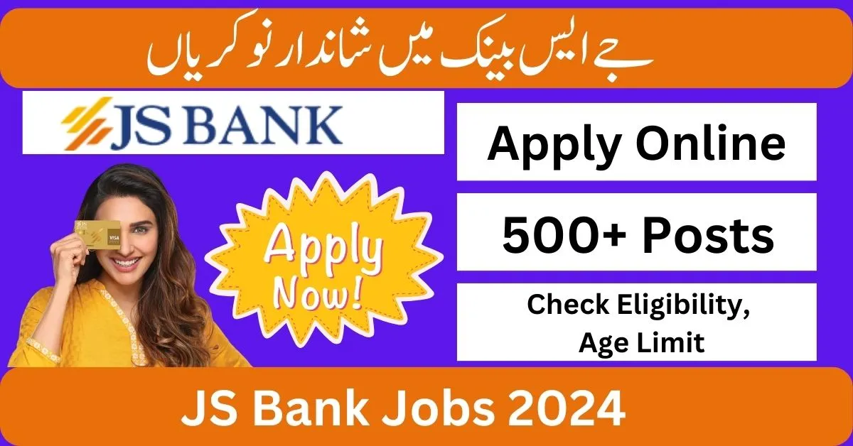 JS Bank Jobs 2024