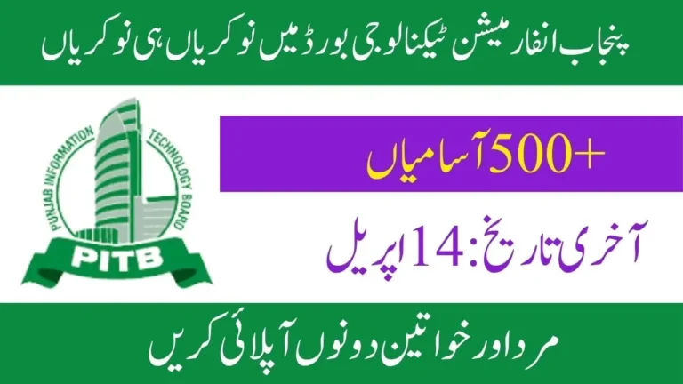 PITB Jobs 2024