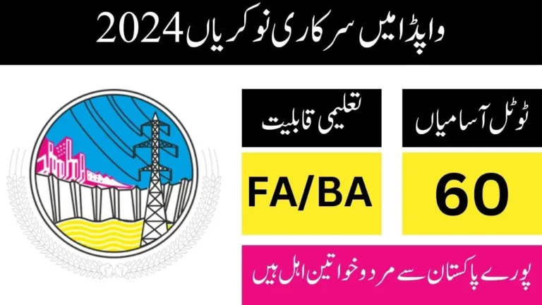 Water and Power Development Authority WAPDA Jobs 2024