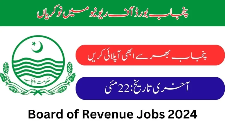 Board of Revenue Punjab Jobs 2024