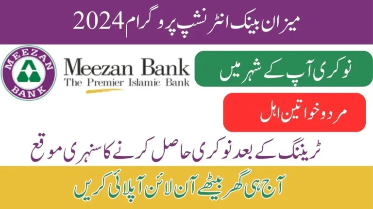 Meezan bank internship Roshnaas Program 2024
