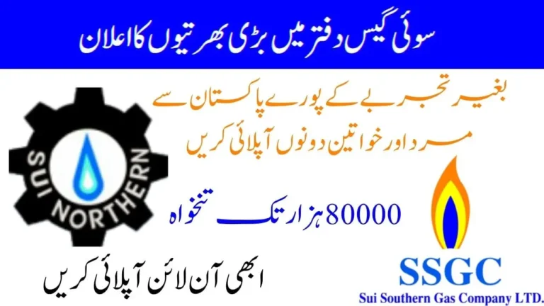 Sui Southern Gas Company Jobs 2024 Applications Open