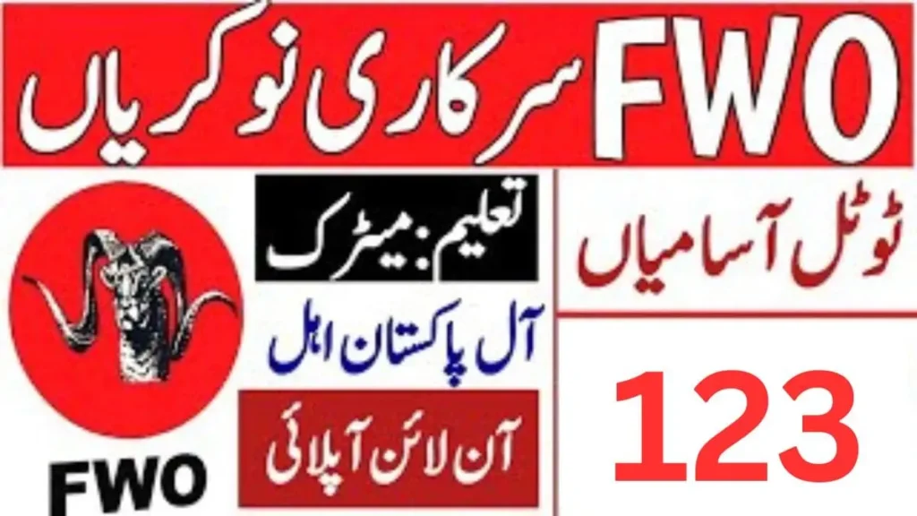 Frontier Works Organization FWO Jobs 2024