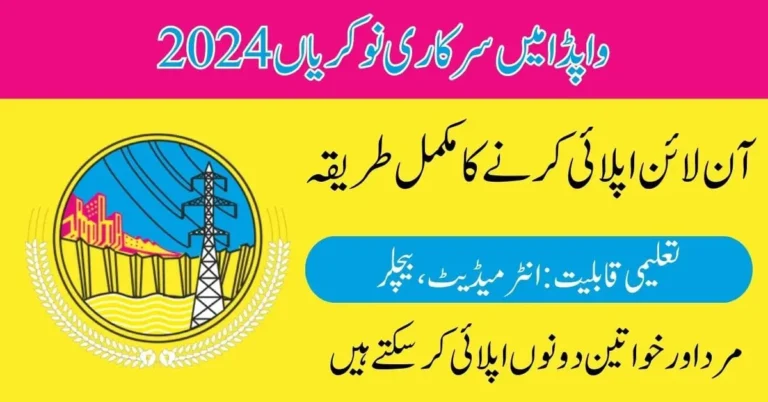 WAPDA Jobs 2024 for Armed Forces Retirees