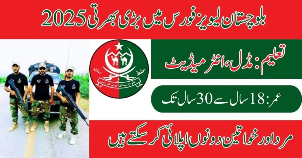 Balochistan Levies Force Jobs 2025 2 Balochistan Levies Force Jobs 2025