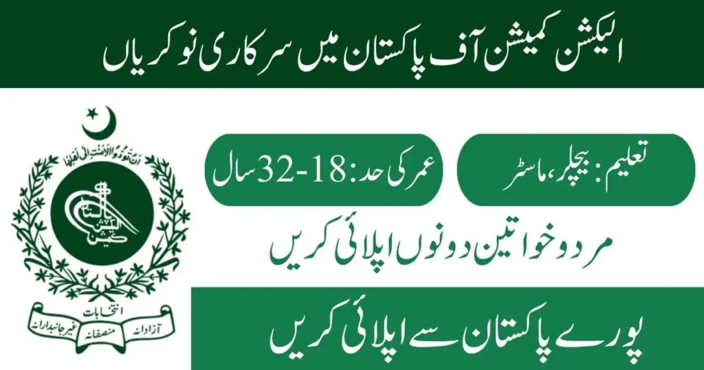 Election Commission of Pakistan ECP Islamabad Jobs 2025