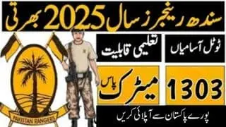 Join Pakistan Rangers Sindh Jobs 2025