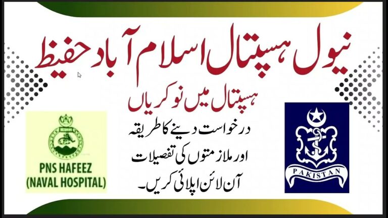 PNS Hafeez Hospital Islamabad Jobs 2025